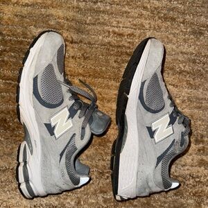New Balance 2002R Charcoal and Light Gray Running Shoes